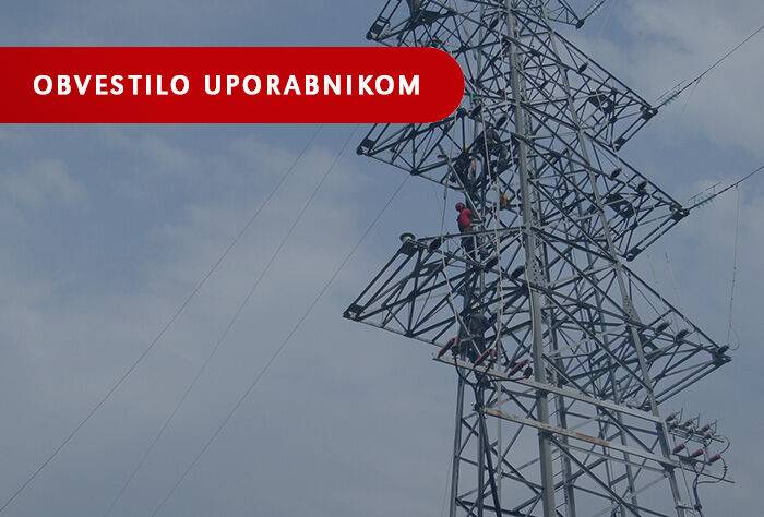 Obvestilo za odjemalce električne energije