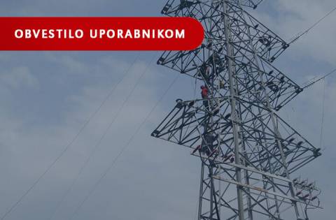 Obvestilo za odjemalce električne energije